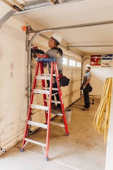 Garage door installation